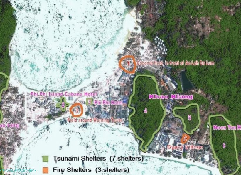 Где побећи од тсунамија на Пхи Пхи