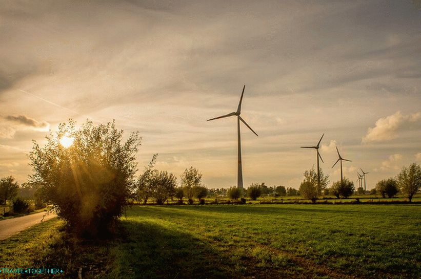 Ветрогенератори у Белгији су типичан елемент пејзажа