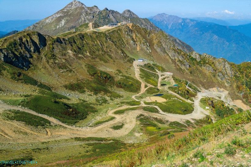 Поглед са палубе за посматрање Росе Пеак