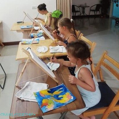 Учење цртања у вртићу Паттаиа