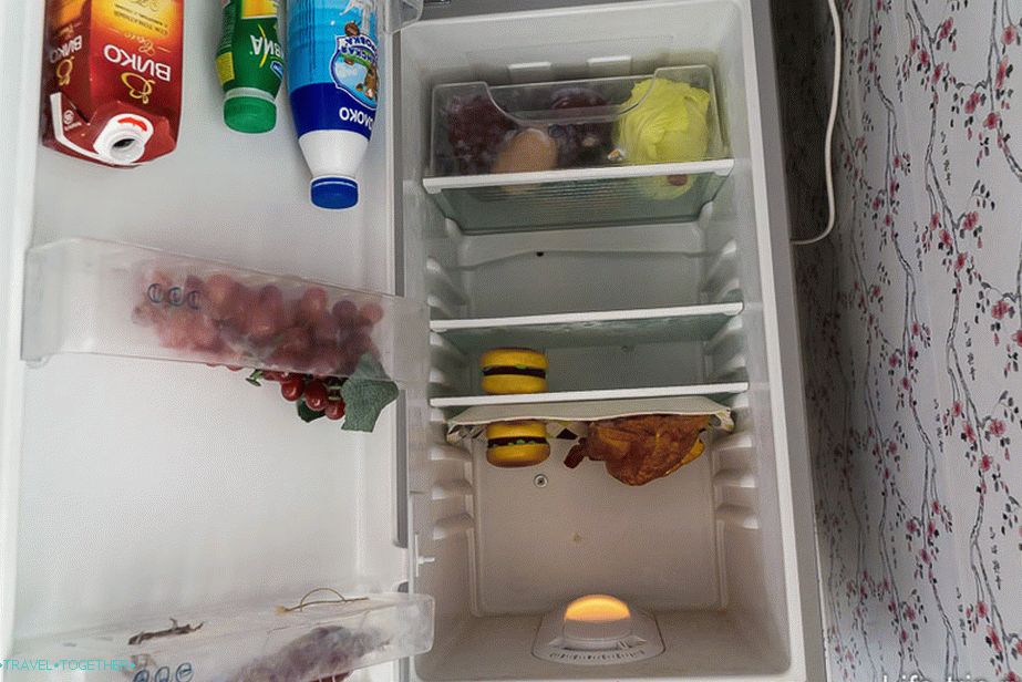 Чак иу фрижидеру, обрнута пластична храна