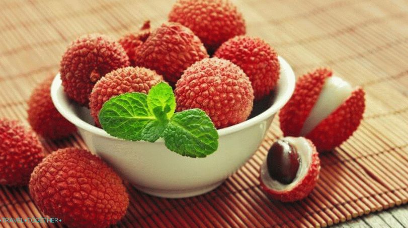 Воће личи у Тајланду