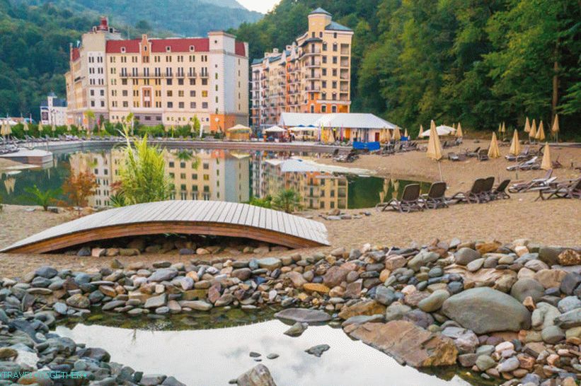 Вештачка плажа у Роса Кхутору - која није на мору