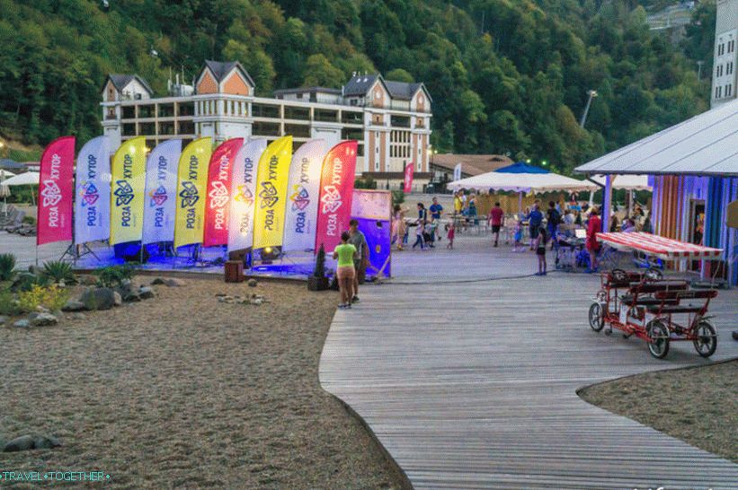 Вештачка плажа у Роса Кхутору - која није на мору