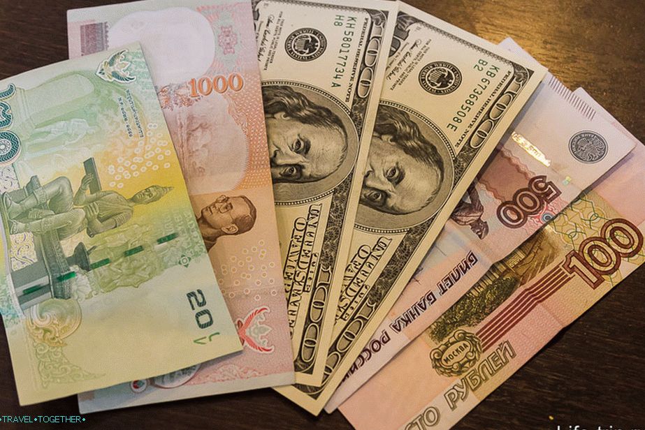 Какав новац треба однијети на Тајланд