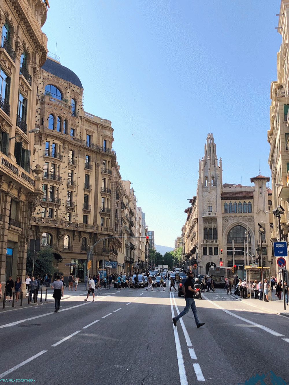 Шопинг улице у Барселони