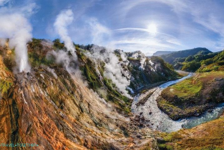 Камчатка, долина гејзира