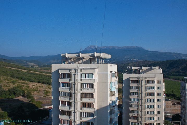 Алушта. Поглед са прозора.