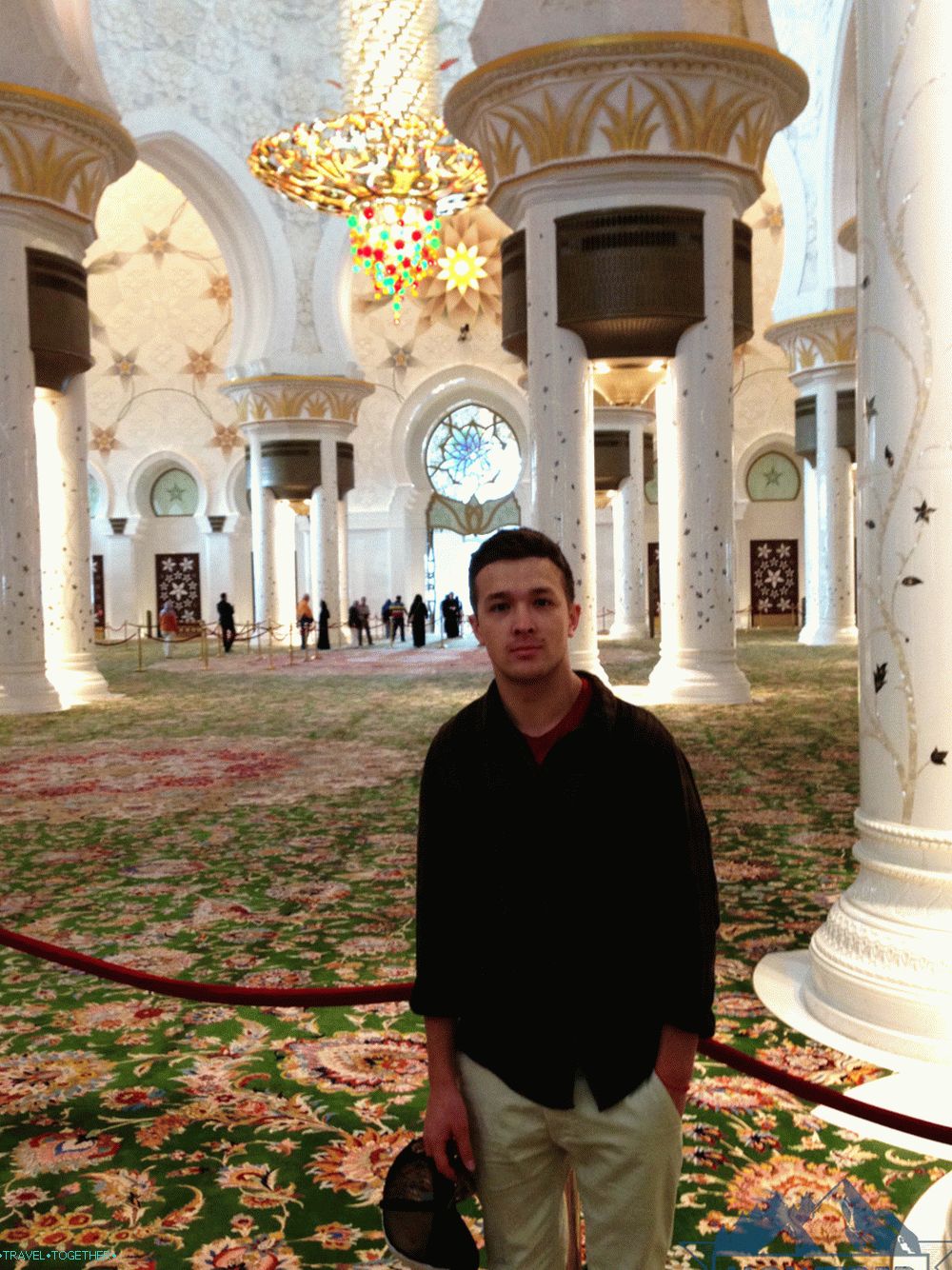 Шеик Заид џамија унутра