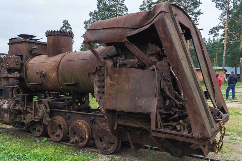 Остаци локомотиве ВП4-2120, пронађени су у мочвари