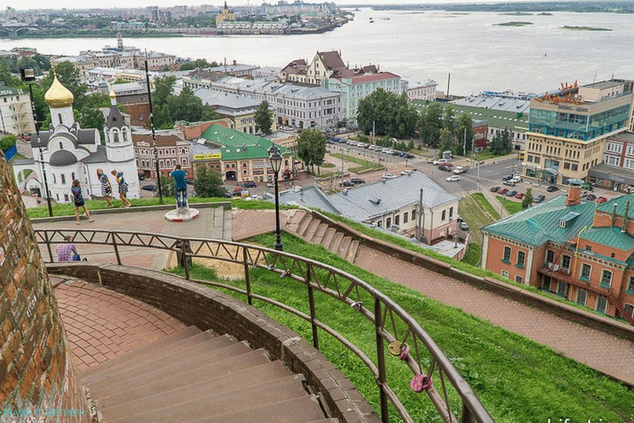 Поглед из Кремља у Нижњи Новгород