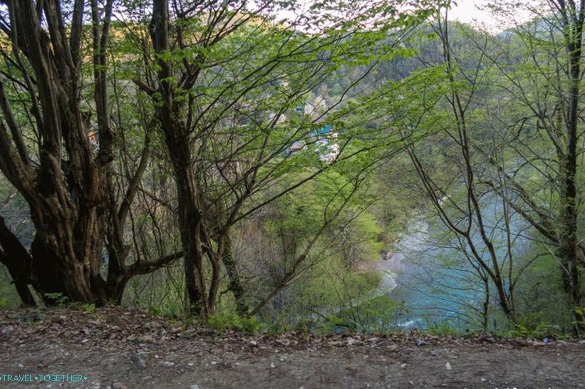Ореховски водопад у Сочију - пикник у природи