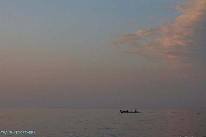 У Карасу на обали Црног мора.