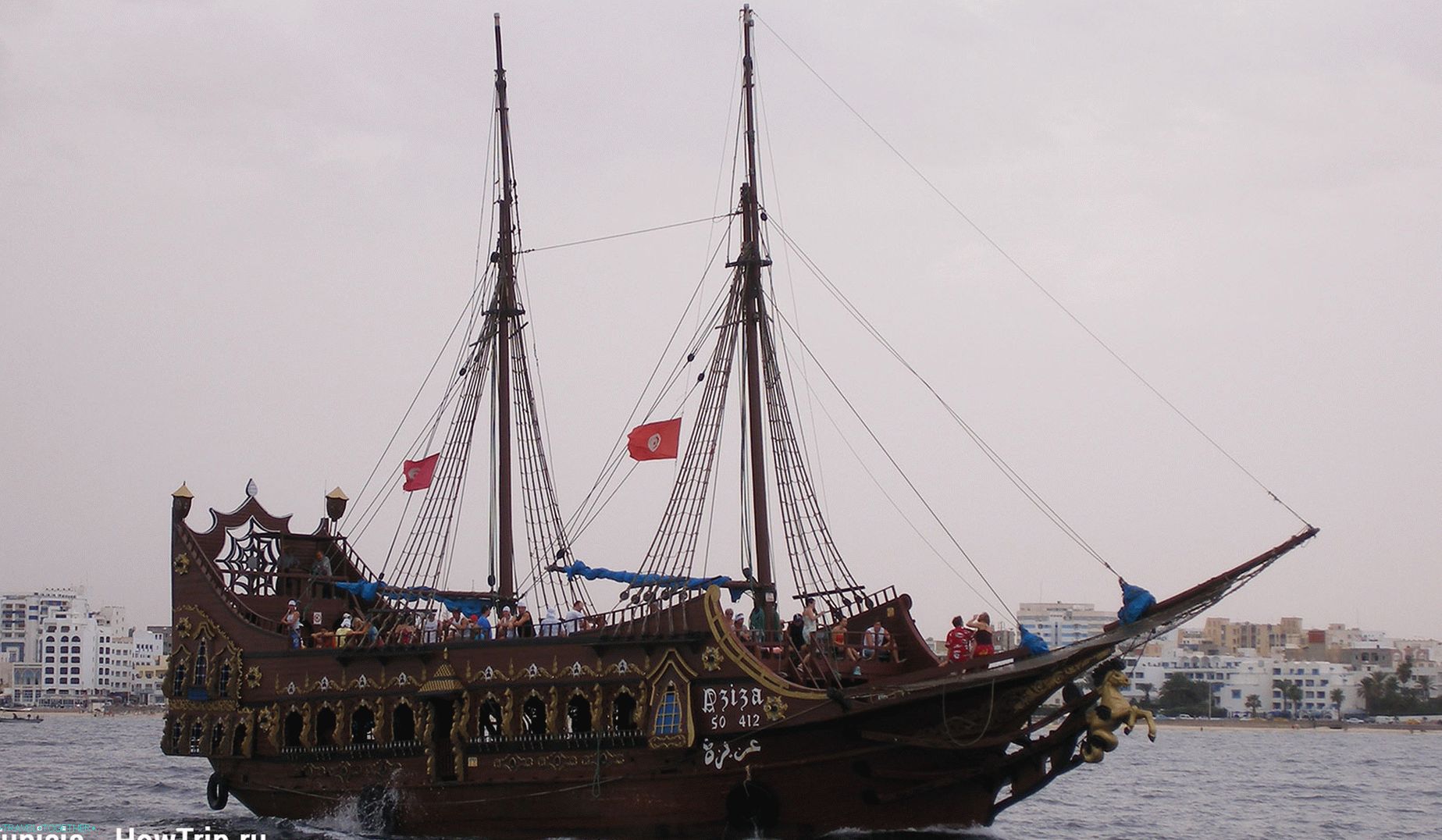 Пиратски брод у Тунису
