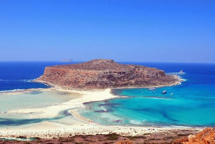 Крит, плажа Елафониси на Криту