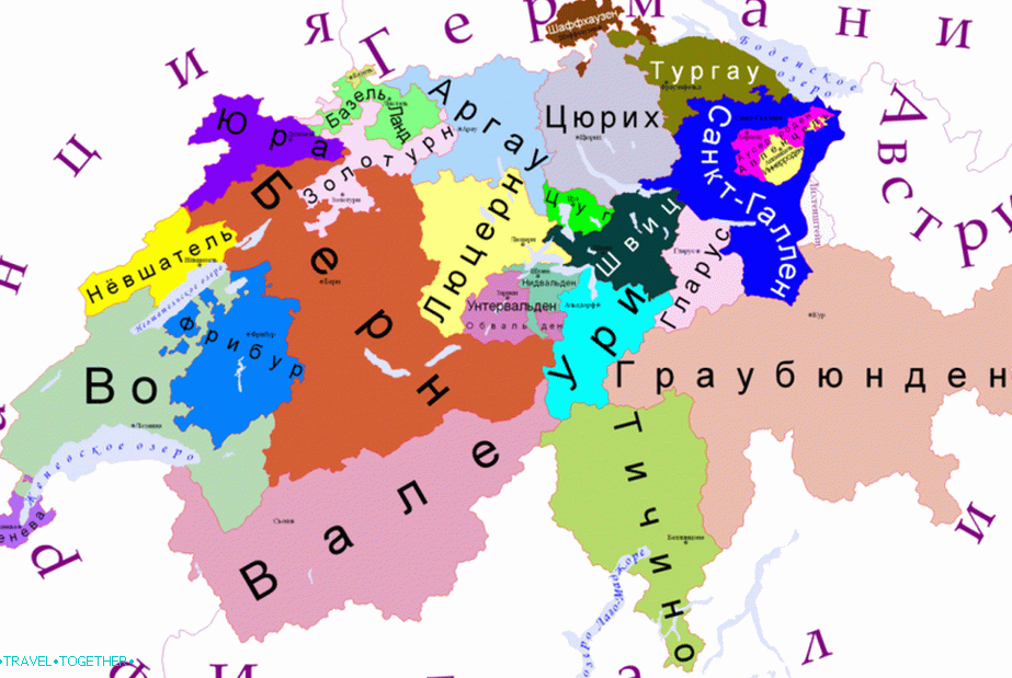 Кантони Швајцарске
