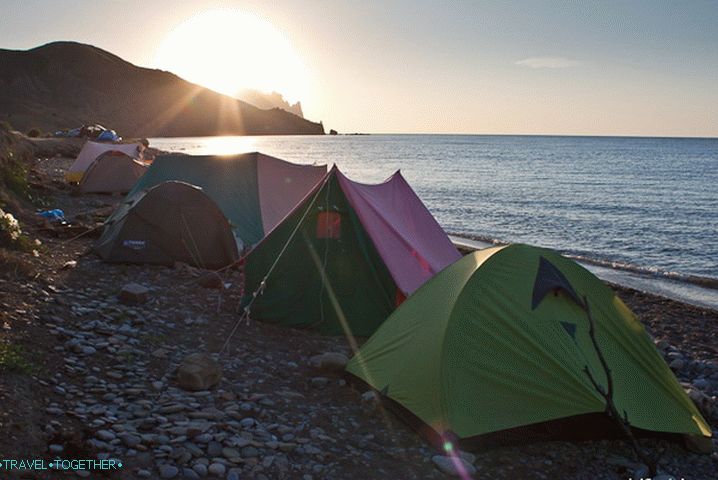 Листа ствари на мору у кампу