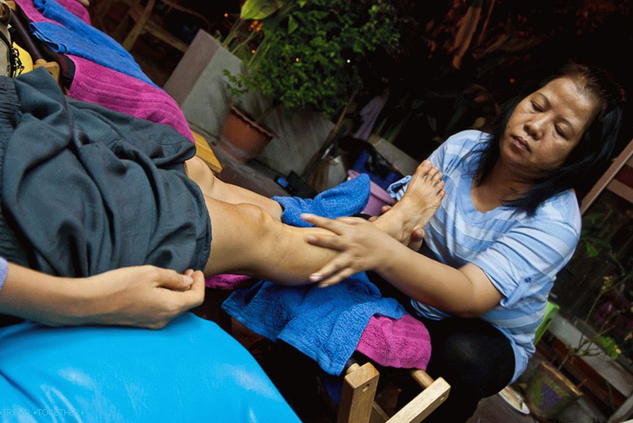 Тајландска масажа стопала у Бангкоку