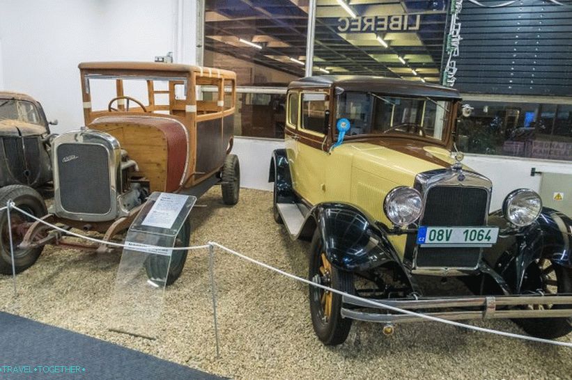 Технички музеј Либерец - стари аутомобили и локомотиве