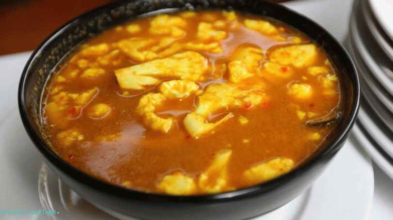 Тајландска храна - Кунг Сом (Ганг Сом)