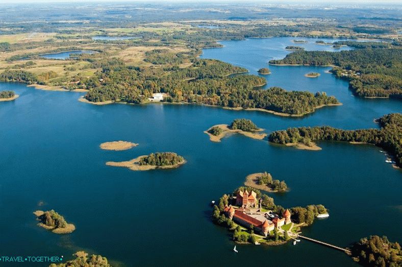 Панорама  Тракаи Цастле