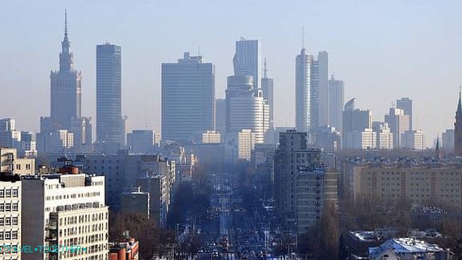 Варшава, поглед на нови град