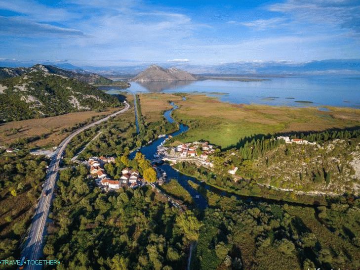 Скадарско језеро и поглед на Вирпазар