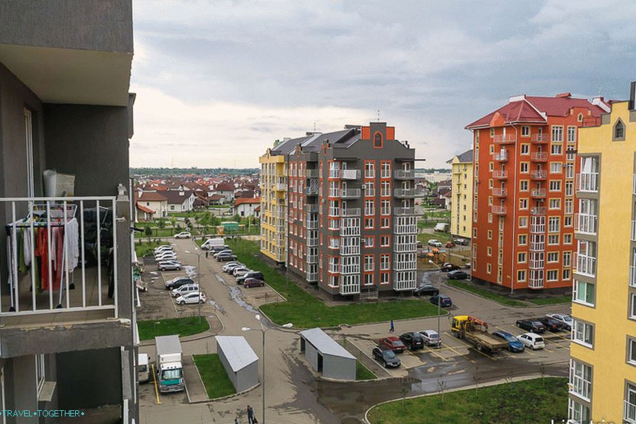 У даљини можете видети немачко село