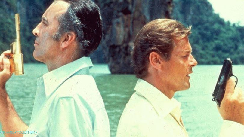 Оквир из филма о агенту 007, који је погодио острво Ко Тапу